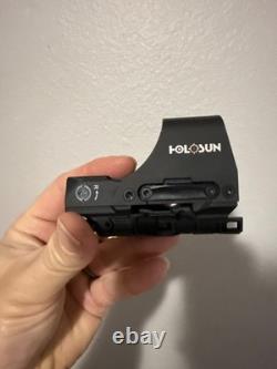 HOLOSUN HS510C 2 MOA Open Reflex Circle Dot Solar Power Holographic Red Sight