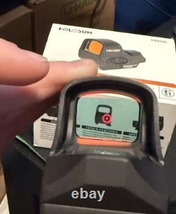 HOLOSUN HS510C Red Dot Reflex Sight Multi-Reticle 1x 30mm Picatinny Mount Box