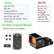 Hq 3 Moa Red Dot Sight Tele Scope Owl & Mount Plate For Colt Ria Mc 1911 Gi Fs