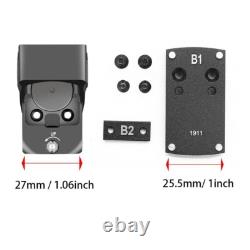 HQ 3 MOA Red Dot Sight Tele scope OWL & Mount Plate for Colt RIA MC 1911 GI FS HQ 3 MOA Red Dot Sight Tele scope OWL & Mount Plate for Colt RIA MC 1911 GI FS