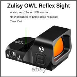 HQ 3 MOA Red Dot Sight Tele scope OWL & Mount Plate for Colt RIA MC 1911 GI FS HQ 3 MOA Red Dot Sight Tele scope OWL & Mount Plate for Colt RIA MC 1911 GI FS