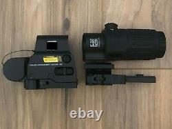 Holographic Red Green Dot style XPS3 558 Airsoft Sight + G33 Magnifier