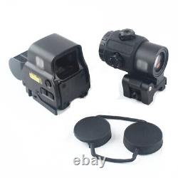 Holographic Sight with Magnifier 558 G43 Black 3X Magnifier Scope Suit Red Dot