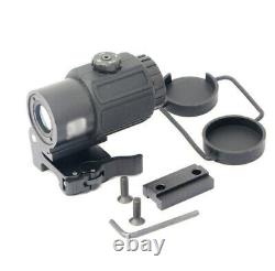 Holographic Sight with Magnifier 558 G43 Black 3X Magnifier Scope Suit Red Dot