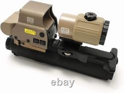 Holographic sight 558 Red Green Dot G43 3X Magnifier With Side QD Mount copy TAN