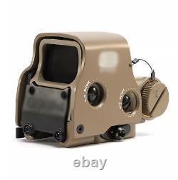 Holographic sight 558 Red Green Dot G43 3X Magnifier With Side QD Mount copy TAN