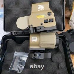 Holographic sight 558 Red Green Dot G43 3X Magnifier With Side QD Mount copy TAN