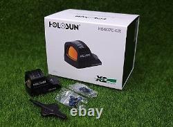 Holosun 2 MOA Green Dot Open Solar Reflex Sight, RMR Footprint HE407C-GR X2