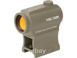 Holosun 2 MOA Red Dot 1x20mm FDE Micro Reflex Sight Parallax Free HS403B-FDE