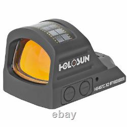 Holosun 407C HS407C X2 Red Dot Handgun Open Reflex Sight 2 MOA RMR Footprint