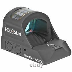 Holosun 407C HS407C X2 Red Dot Handgun Open Reflex Sight 2 MOA RMR Footprint