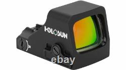 Holosun 407K Green Elite Open Reflex 6 MOA Optical Red Dot Sight HE407K-GR X2