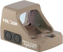 Holosun 407 Choose Your 407C/407K Pistol Red/Green Dot Enclosed Reflex Sight