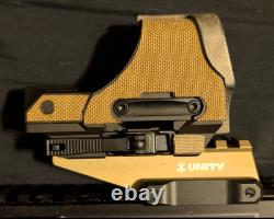 Holosun 510c reflex sight bundle. Unity riser, IR cheek riser, optic wrap+cover