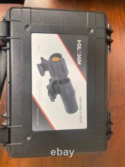 Holosun ARO 2 MOA Red Dot Sight & HM3X 3x Mangifier with Hard Case