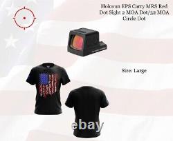 Holosun EPS Carry MRS Red Dot Sight 2 MOA Dot/32 MOA Circle Dot with FREE SHIRT