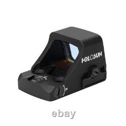 Holosun HE407K-GR X2 Green Reticle 6MOA Shake Awake, Open Reflex Red Dot Sight