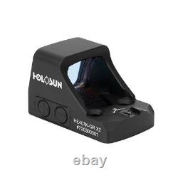 Holosun HE407K-GR X2 Green Reticle 6MOA Shake Awake, Open Reflex Red Dot Sight