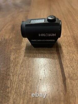 Holosun HS403CSolar Power Micro Red Dot Sight Black