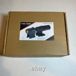 Holosun HS403C 2 MOA Dot Micro Red Dot Sights & HM3X 3X Magnifier Combo with Case