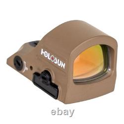 Holosun HS407A3 Brown 3MOA Reflex Sight HS407A-3-X2-BRN RMR Mount Shake Awake