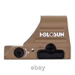 Holosun HS407A3 Brown 3MOA Reflex Sight HS407A-3-X2-BRN RMR Mount Shake Awake