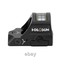 Holosun HS407C-X2 Red 2 MOA Dot Solar Shake Awake Reflex Sight Concealed Carry