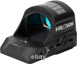 Holosun HS407C-X2 Red Dot Sight 1x, 2 MOA Dot, Black, HS407C-X2 HS407C X2