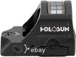 Holosun HS407C-X2 Red Dot Sight 1x, 2 MOA Dot, Black, HS407C-X2 HS407C X2