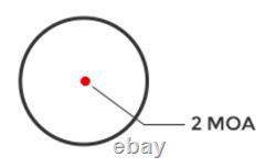 Holosun HS407C-X2 Red Dot Sight 1x, 2 MOA Dot, Black, HS407C-X2 HS407C X2