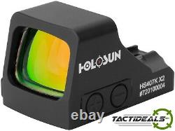 Holosun HS407K X2 6 MOA Red Dot Open Reflex Sight