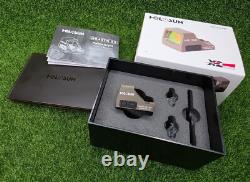Holosun HS407K X2 FDE Classic Open Reflex Red Dot Sight 6 MOA Dot, FDE