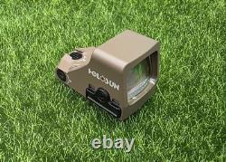 Holosun HS407K X2 FDE Classic Open Reflex Red Dot Sight 6 MOA Dot, FDE