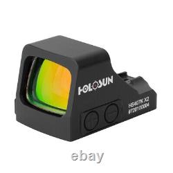 Holosun HS407K-X2 Red 6 MOA Dot ShakeAwake Reflex Optical Sight, Concealed Carry