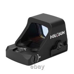 Holosun HS407K-X2 Red 6 MOA Dot ShakeAwake Reflex Optical Sight, Concealed Carry