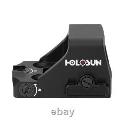 Holosun HS407K-X2 Red 6 MOA Dot ShakeAwake Reflex Optical Sight, Concealed Carry