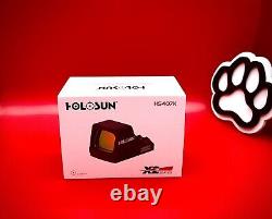 Holosun HS407K X2- Red Dot- With FREE Complimentary Streamlight Nano Flashlight