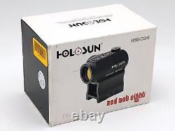 Holosun HS503G-ACSS Red Dot Sight Rail Mounted Brightness Adjust Black