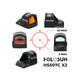 Holosun Hs507c-x2 Multireticle Red 2 Moa Dot Solar Reflex Sight Concealed Carry