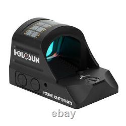 Holosun HS507C-X2 Multi Reticle Circle Dot Open Reflex Sight with Solar Failsafe