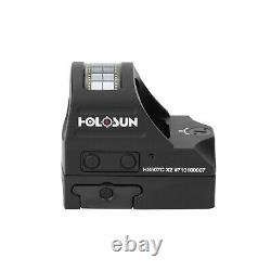 Holosun HS507C-X2 Red Dot Sight Open Reflex Optical Sight, Black