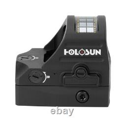 Holosun HS507C X2 Reflex Red Dot Sight 1x Selectable Reticle Weaver Mount Solar