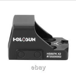 Holosun HS507K X2 Multi Reticle Open Reflex Optical Red Dot Sight