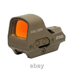 Holosun HS510C-FDE Multi-Reticle Red 2 MOA Dot & 65 MOA circle Open Reflex Sight