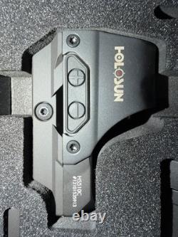Holosun HS510C HM3X Solar Magnifier Combo Open Reflex with Circle Dot Red Sight