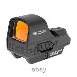 Holosun HS510C Multi-Reticle Red 2-MOA Dot & 65 MOA Circle Solar Reflex Sight