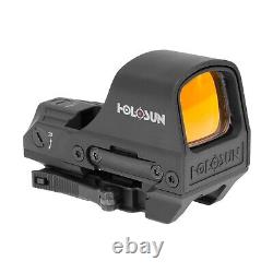 Holosun HS510C Multi-Reticle Red 2-MOA Dot & 65 MOA Circle Solar Reflex Sight