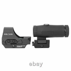 Holosun HS510C Open Reflex Red Dot Sight + HM3X 3X Magnifier Combo Set