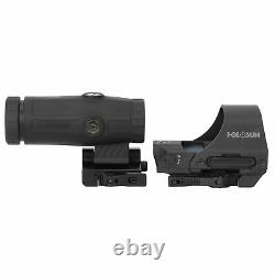 Holosun HS510C Open Reflex Red Dot Sight + HM3X 3X Magnifier Combo Set