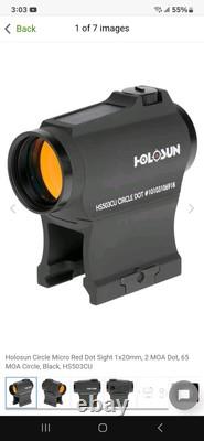 Holosun Hs503cu Red Dot Sight